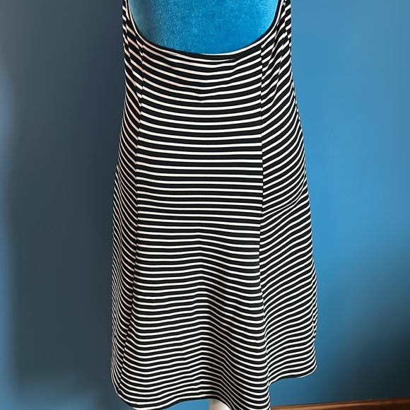 Black & White Striped Halter Dress - Picture 6 of 9